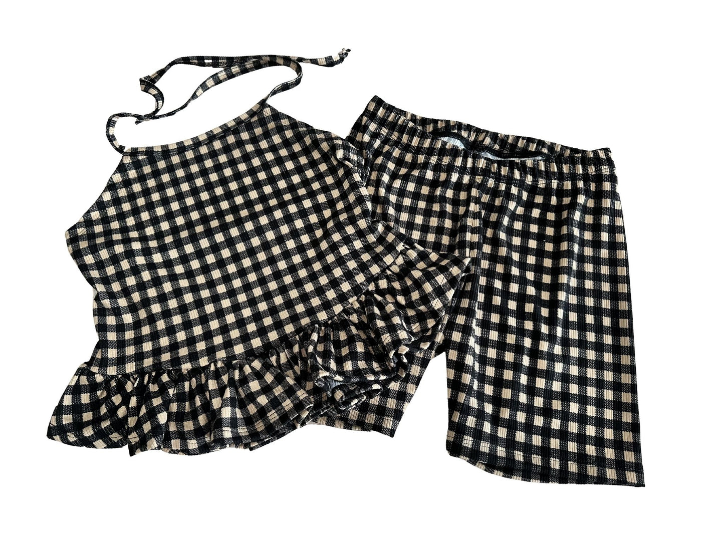 9/10y Gingham Set