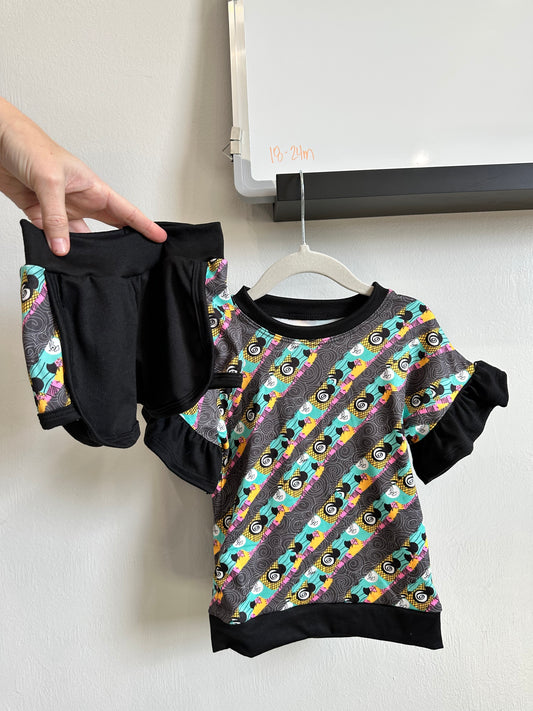 RTS Ruffle Dolman and Penny Shorts