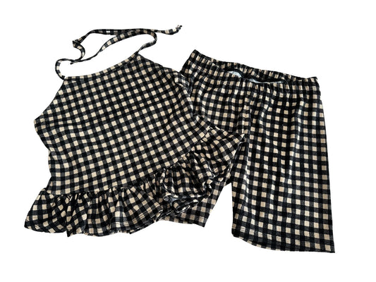 9/10y Gingham Set