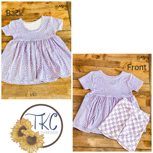 Purple Floral Set