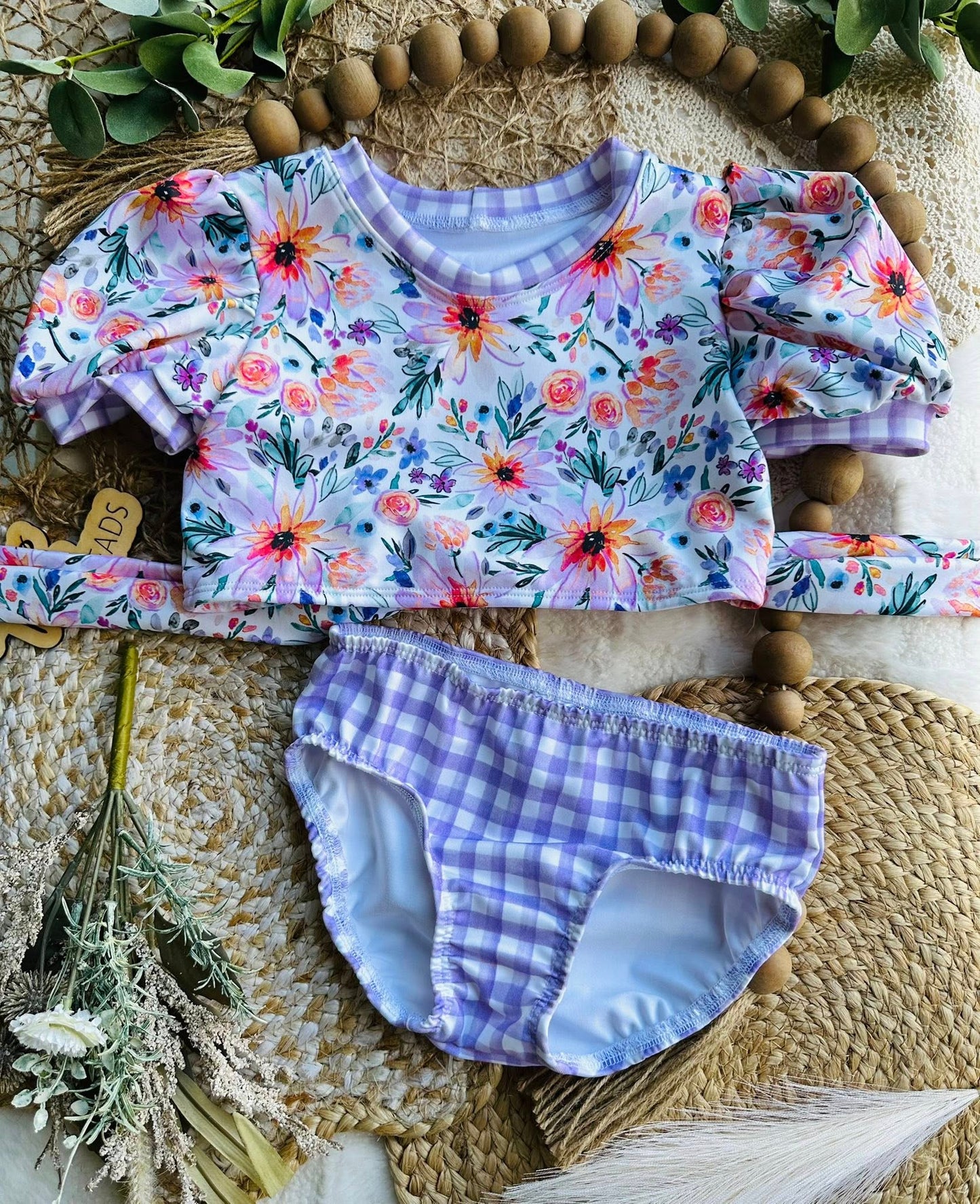 Puff Sleeve Two Piece