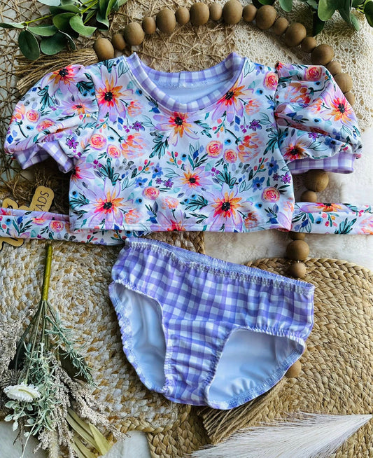 Puff Sleeve Two Piece