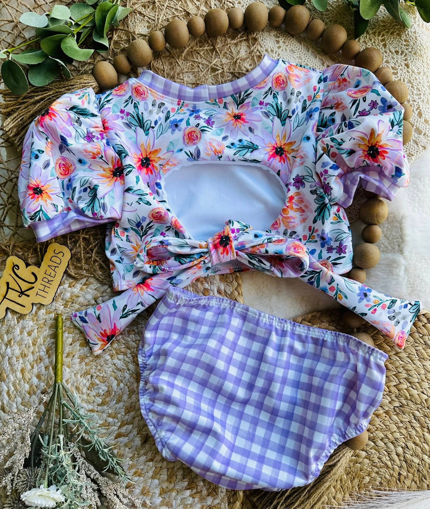 Puff Sleeve Two Piece