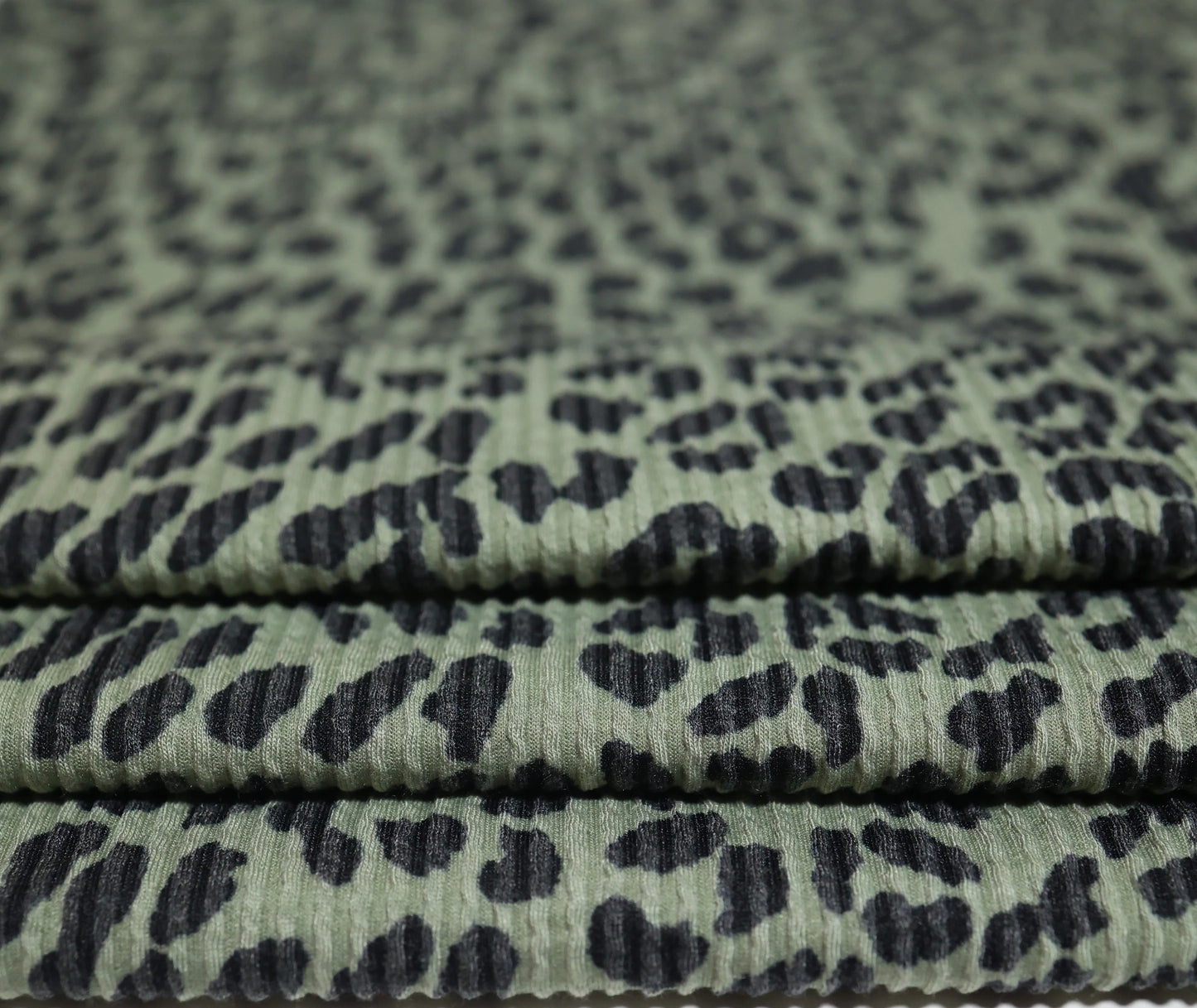 Olive Leopard Lounge Set