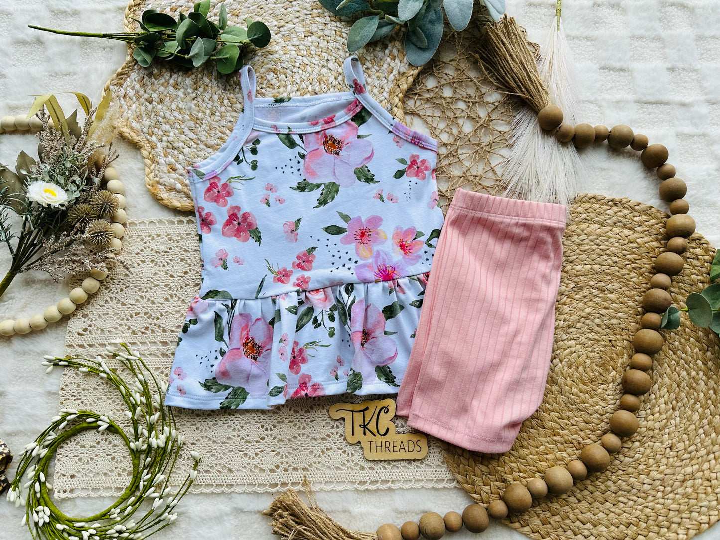Cami Peplum and Bikers 5T