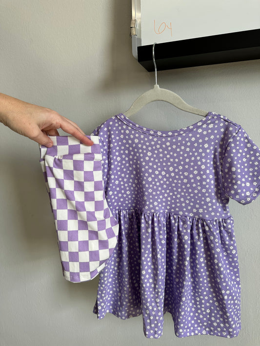 RTS peplum and bikers 6y